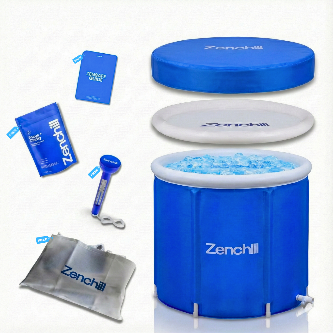 Zenchill Cold Therapy Starter Bundle - Ice Bath + Free Gifts
