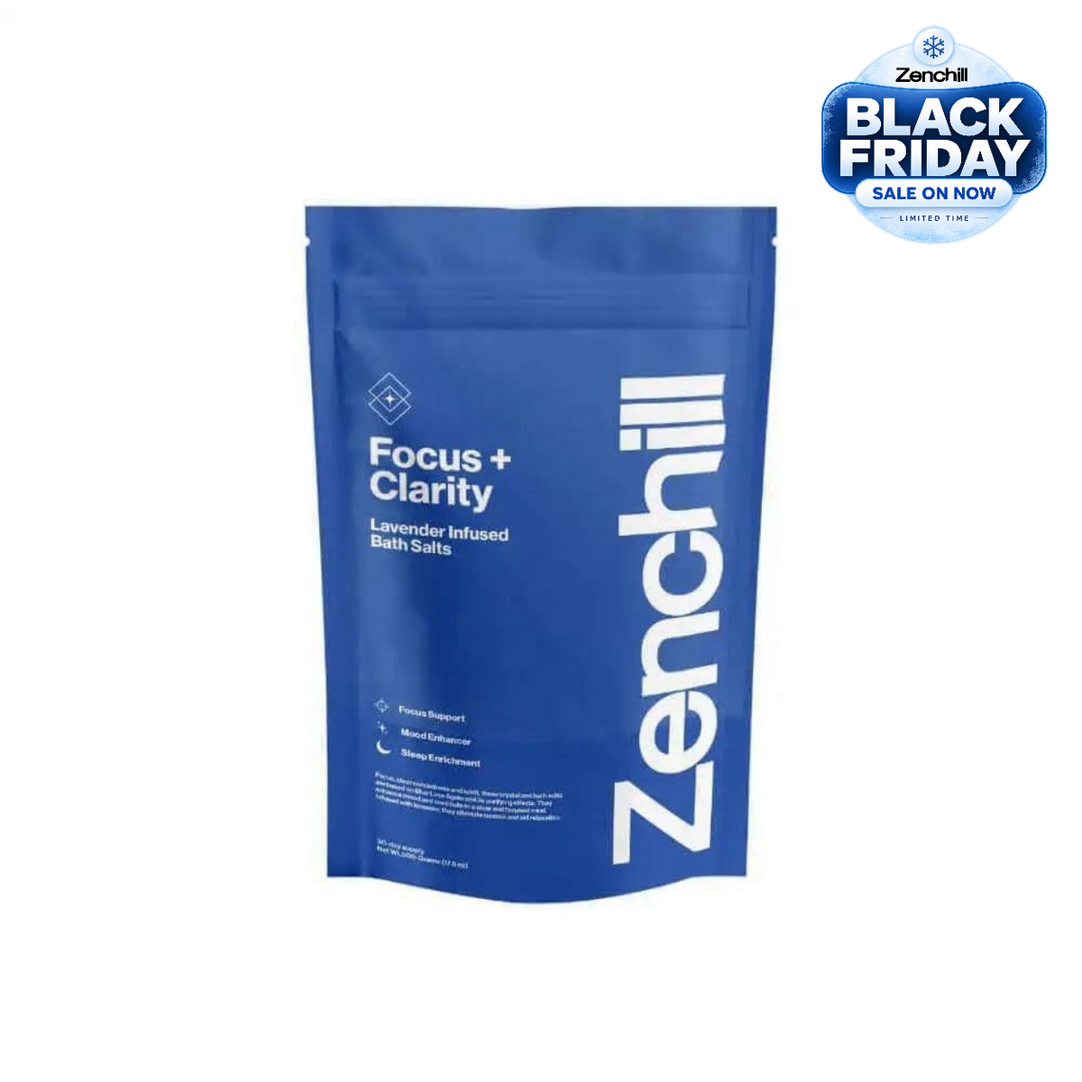 Focus + Clarity Lavender Bath Salts - 500G
