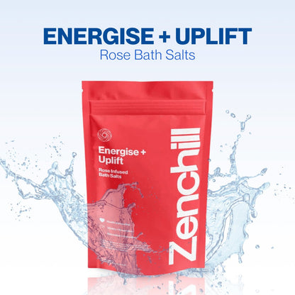 Energise + Uplift Rose Bath Salts - Zenchill