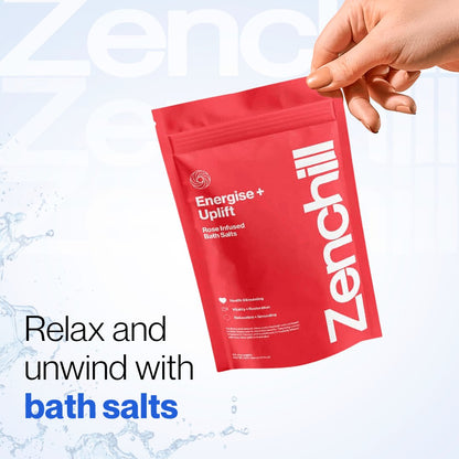 Energise + Uplift Rose Bath Salts - Zenchill