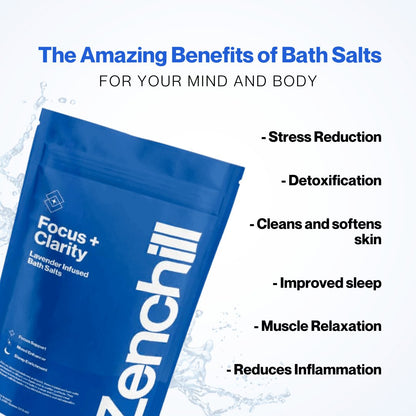 Focus + Clarity Lavender Bath Salts - Zenchill