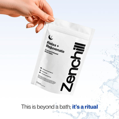 Relax + Rejuvenate Coconut Bath Salts - Zenchill